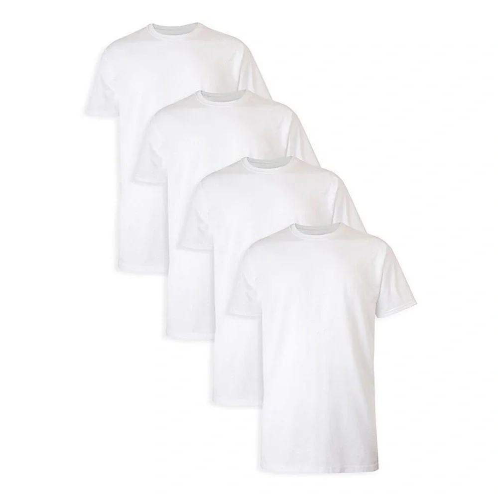 NEW Hanes Ultimate White Tagless T-Shirts XLT